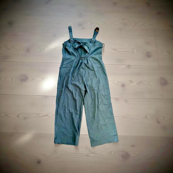 Nicole Miller Gray Linen Jumper - Picture 2 of 6